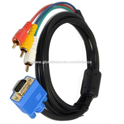 Vga to best sale 3 rca