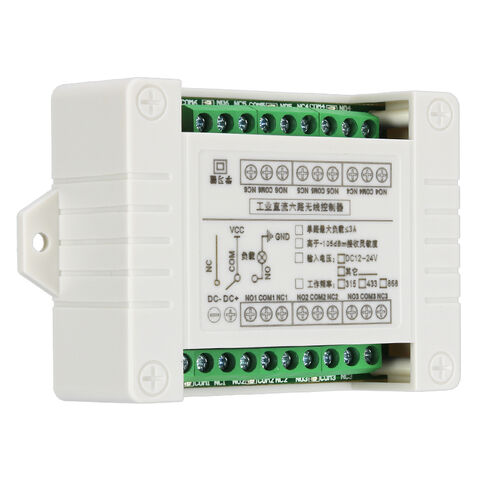 1000m DC 12/24V Relay Remote Switch Wireless RF Remote Control Switch 6  Channel Relay Module