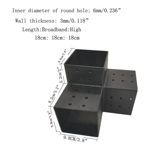 Buy Wholesale China Powder Coated Black Free Standing Outdoor Wood