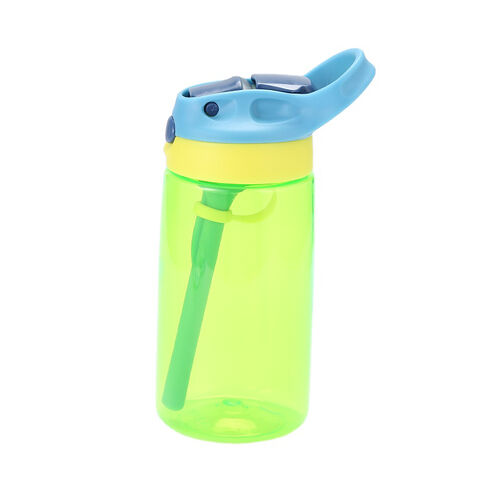 Leak And Spill Proof 450ml Plastic Kids Sipper Water Bottle With