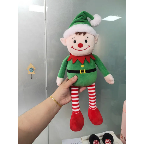 Comercio al por mayor realismo de los juguetes de Navidad muñeco