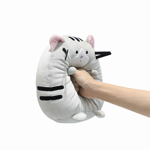 Oreiller,Oreiller Long mignon en peluche dinosaure, lapin, licorne