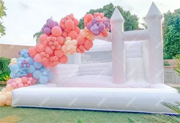 Pvc Material Pastel Color Inflatable Bouncy Jumping Castle Pastel ...