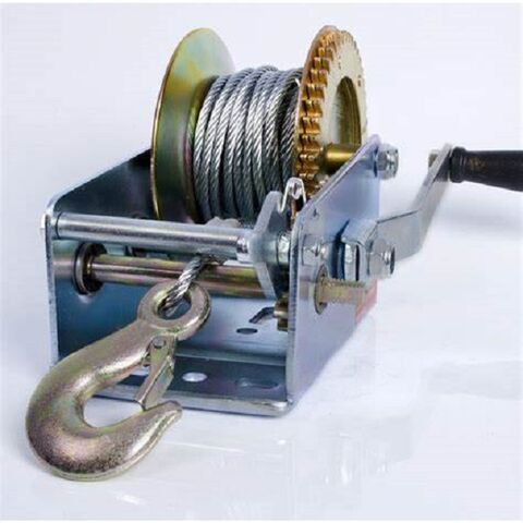 Buy Wholesale China Hand Winch With Steel Wire Rope. & Cargo Winch
