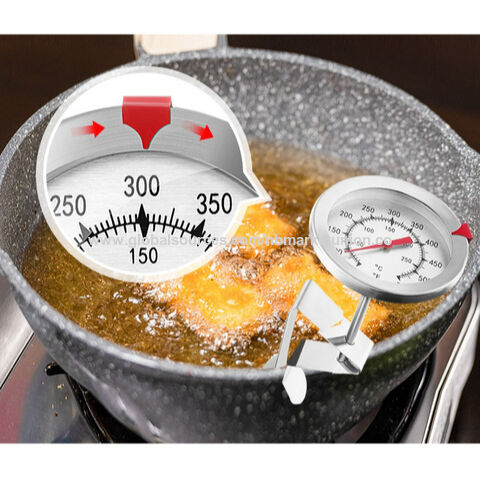 Thermomètre à huile de cuisine Aiguille Thermomètre alimentaire Lecture  instantanée Testeur de température de viande avec sonde pour griller la  cuisine