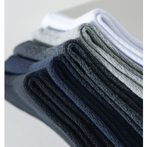 Chaussettes d'été en coton en gros, maille fine, mi-mollet, pour hommes d'affaires