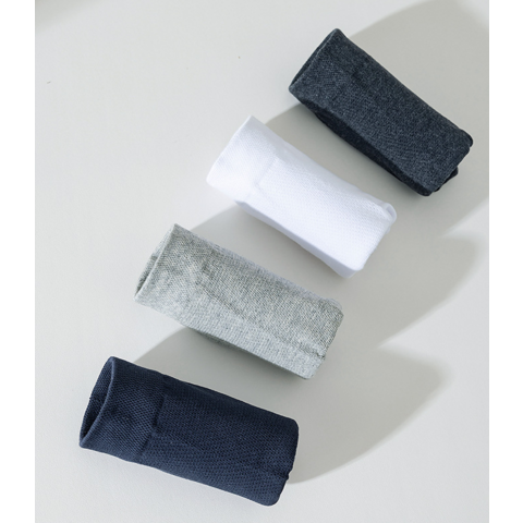Chaussettes d'été en coton en gros, maille fine, mi-mollet, pour hommes d'affaires