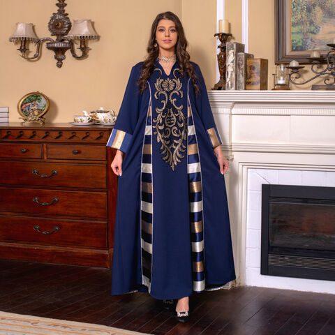 Mulher Abaya Dubai Muçulmano Hijab Vestido Abayas Mulheres