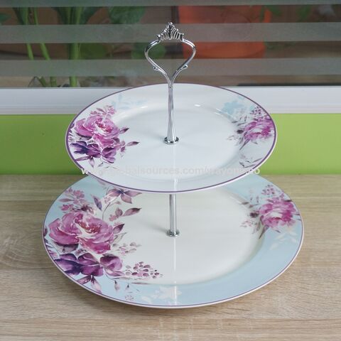 Wholesale royal bone china luxury dinner set flower decal printing