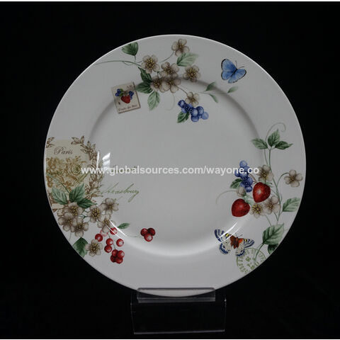 Ensembles de vaisselle ronds en porcelaine de 45 pièces avec Phnom Penh,  ensemble de vaisselle en céramique de cuisine, ensembles d'assiettes et de