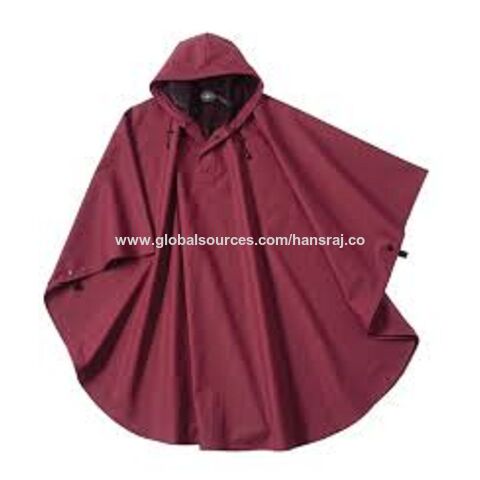 Ropa de lluvia de poliéster para uso exterior con logotipo personalizado y diseño de estilo.