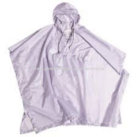Ropa de lluvia de poliéster para uso exterior con logotipo personalizado y diseño de estilo.