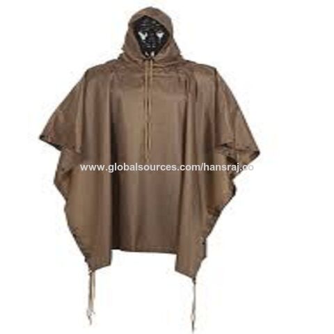 Ropa de lluvia de poliéster para uso exterior con logotipo personalizado y diseño de estilo.