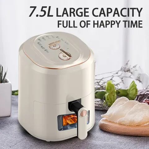 Buy Wholesale China 2023 1360w 7.5l Air Fryer Freidora Visible  Multifunctional Factory Sales Non Sticky Oil Free 4.5l Air Fryer Oven &  Stailess Steel at USD 17