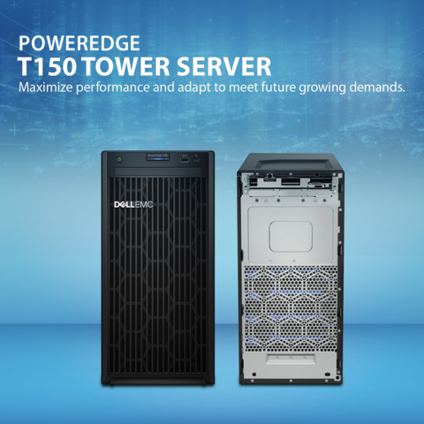 Dell Poweredge T150 Xeon E-2314 16g Udimm 2tb Sasa 3.5 7.2k