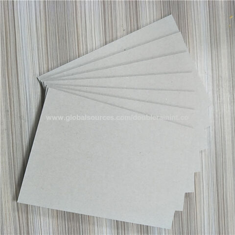 2mm 1200 Gsm Thickness Gray Paperboard Stocklot Stiff Cardboard Paper Sheets