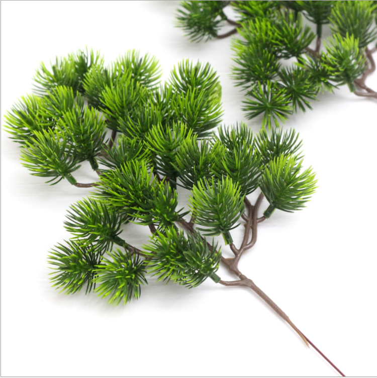 Buy Wholesale China Artificial Pine Branches And Leaves Bonsai