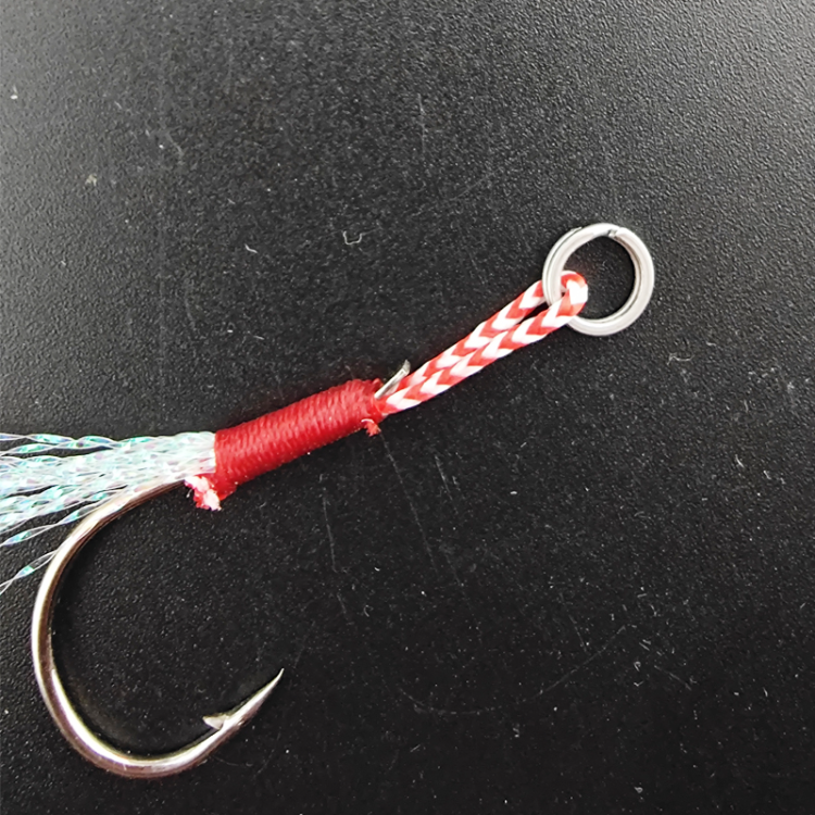 High Carbon Steel Pike Assist Jig Hooks For Slow Pitch Jigging