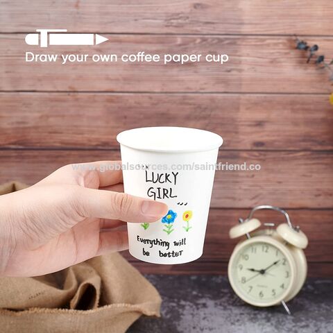 Wholesale Hot Disposable Single Double Wall Paper Coffee Cups Glass with  Lid and Sleeve - China Paper Cup and Disposable Coffee Cup price