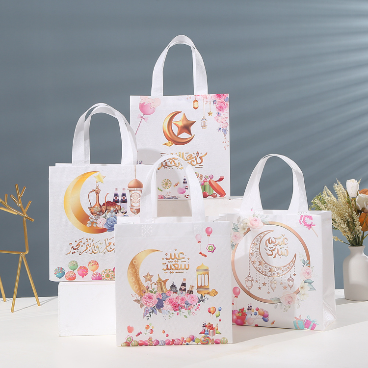 6 Decorazioni Ramadan In Legno A Forma Di Lanterna E Luna - Pendenti Eid Mubarak Per Festa