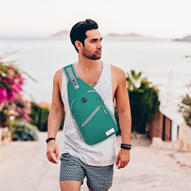 Buy Wholesale China New Men's Outdoor Chest Bag Fashion Men's Shoulder Bag Fashion Casual Print ...