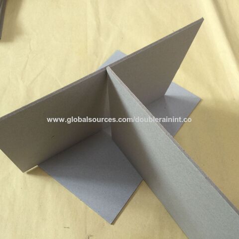 High Stiffiness Grey Chip board Paper For Notebook Packaging