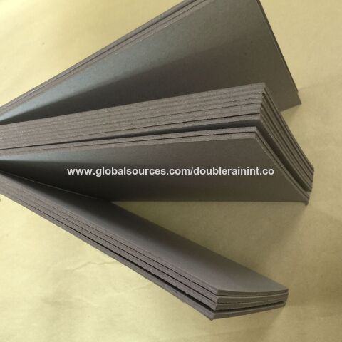 Chipboard 1000gsm / 1200gsm> Size A3 / A4 hardcover book binding grey straw  board DIY handmade craft modelling material