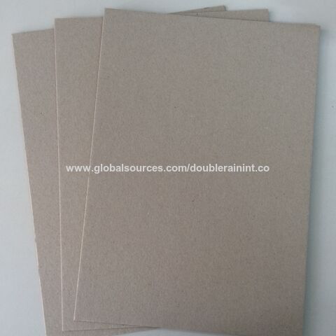 Chipboard 1000gsm / 1200gsm> Size A3 / A4 hardcover book binding grey straw  board DIY handmade craft modelling material