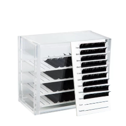 Black Acrylic Cosmetic Palette Professional Makeup Kit Set With Eyeshadow  Facial Blusher Eyebrow Powder Concealer Powder Mirror, Display Stand  Acrylic Plexiglass Lucite Perspex, Shenzhen Black Led Makeup Cosmetic  Acrylic Display, Display Racks 