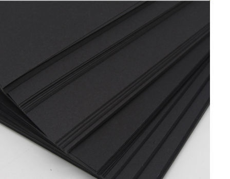 Buy Wholesale China Black Card Black Craft Paper Roll & Black Card