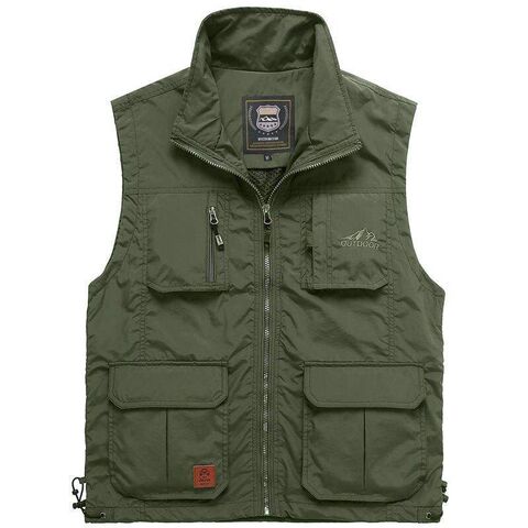 Customized Brand Cotton Vest Windproof Outdoor Multi-pockets Cargo Travel  Sports Work Fishing Photographer Vest For Men - China Wholesale Mens Cotton  Canvas Work Vest $4.9 from Yiwu Pengte Import And Export Co.