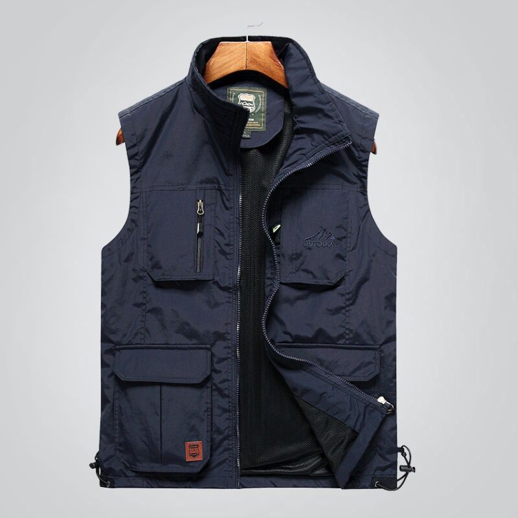 Men's Fishing Vest Outdoor Vest Jacket Gym Clothes Men