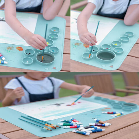 Silicone Painting Mat Art Mat Washable Graffiti Oil Painting Mat For Kids  Drawing Board Gifts