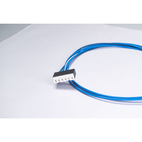 Cable eléctrico ensamblado conector 6P soldado con 3 cables UL1330 18AWG 600V ISO9001 personalizado