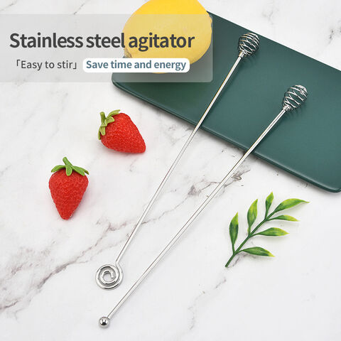 6.3 Stainless Steel Cocktail Swizzle Stick Beverage Coffee