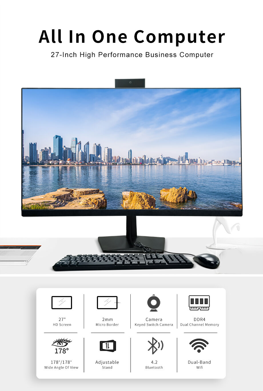 Buy Wholesale China Customized 27 Inch Aio Core I5 I7 4gb Ddr4 ...