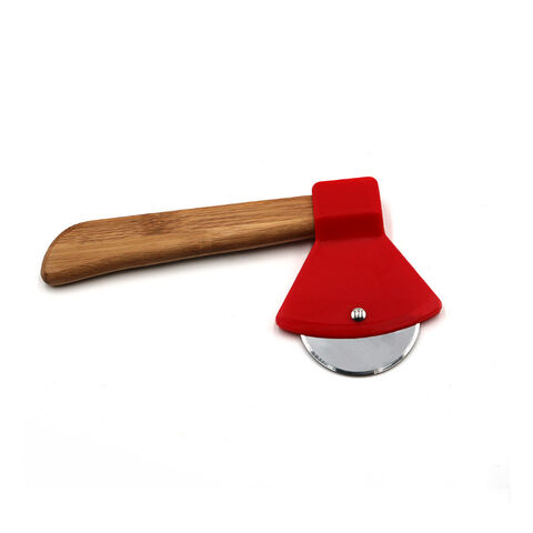 Single-wheel Pizza Knife Shovel Two-piece Rubber-plastic Handle