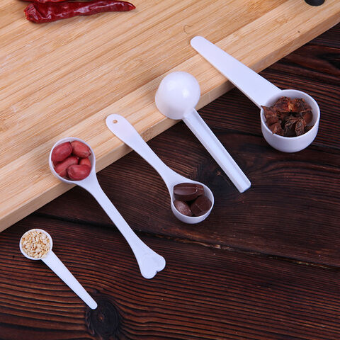 Cucharas medidoras de plástico profesionales de 1 g para leche en polvo, alimentos y medicamentos - Venta al por mayor
