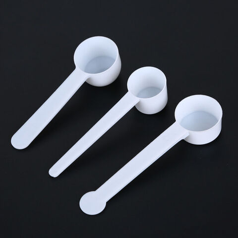 Cucharas medidoras de plástico profesionales de 1 g para leche en polvo, alimentos y medicamentos - Venta al por mayor