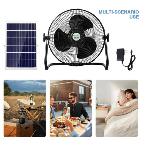 Bulk Buy China Wholesale Outdoor 12 Inch 7.4v 3 Speed Portable Solar  Rechargeable Fan With Lithium Battery Solar Powered Fan With Solar Panel  $17.4 from Ningbo Anbo United Electric Appliance Co. Ltd