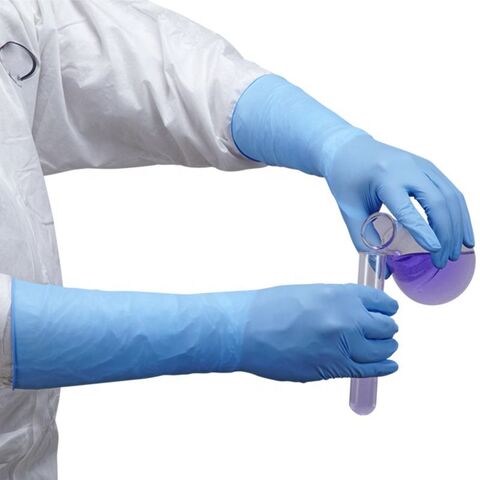 Elbow Length Extra Long Surgical Gloves Gynecological Long Cuff