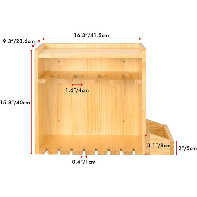 Buy Wholesale China Supplier Factory Price Cheap Eco-friendly Good Quality  Wooden Wall-mounted Power Tool Shelf For Home Warehouse & Tool Organizers  at USD 7.28