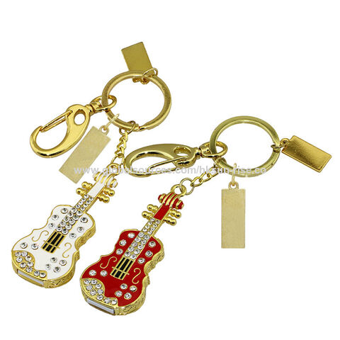 Achetez en gros Instrument De Musique Diamant Guitare Usb Flash Drive Métal  Violon Porte-clés Usb Memory Stick 64gb 32gb 16gb 8gb Usb Pen Drive Chine  et Clé Usb à 1.02 USD