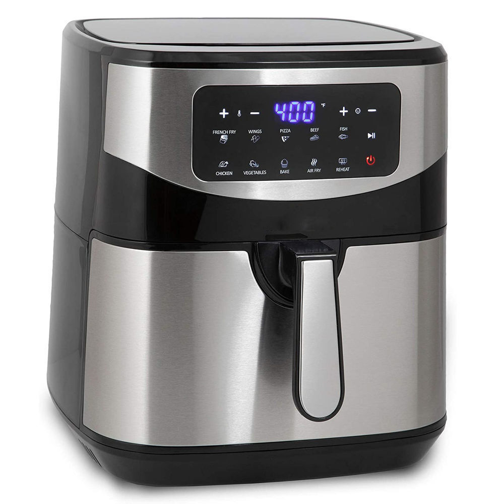 Buy Wholesale China 5.5l Digital Air Fryer For Home With 8 Menus Smart Oilfree Cooker Square