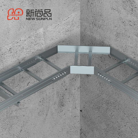 Waterproof Aluminum Ventilated Cable Tray Support Raceway Powder Coated  400X100 Outdoor Metal Steel Cable Tray - China Aluminium Ladder, Rail Steel