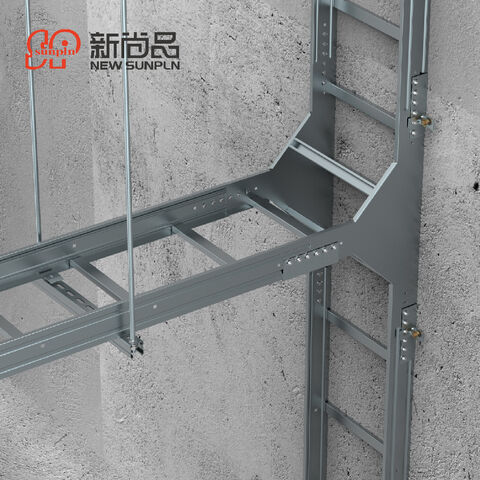 Waterproof Aluminum Ventilated Cable Tray Support Raceway Powder Coated  400X100 Outdoor Metal Steel Cable Tray - China Aluminium Ladder, Rail Steel