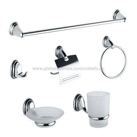 Buy Wholesale China Modern Chrome Modern Sanitary Fittings Bathroom  Accessories Set & Bathroom Accessories Set at USD 1