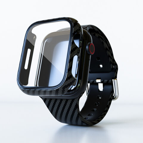 correa de silicona 2 en 1+funda suave para huawei watch fit New smart watch  reemplazo de correa de silicona con caja