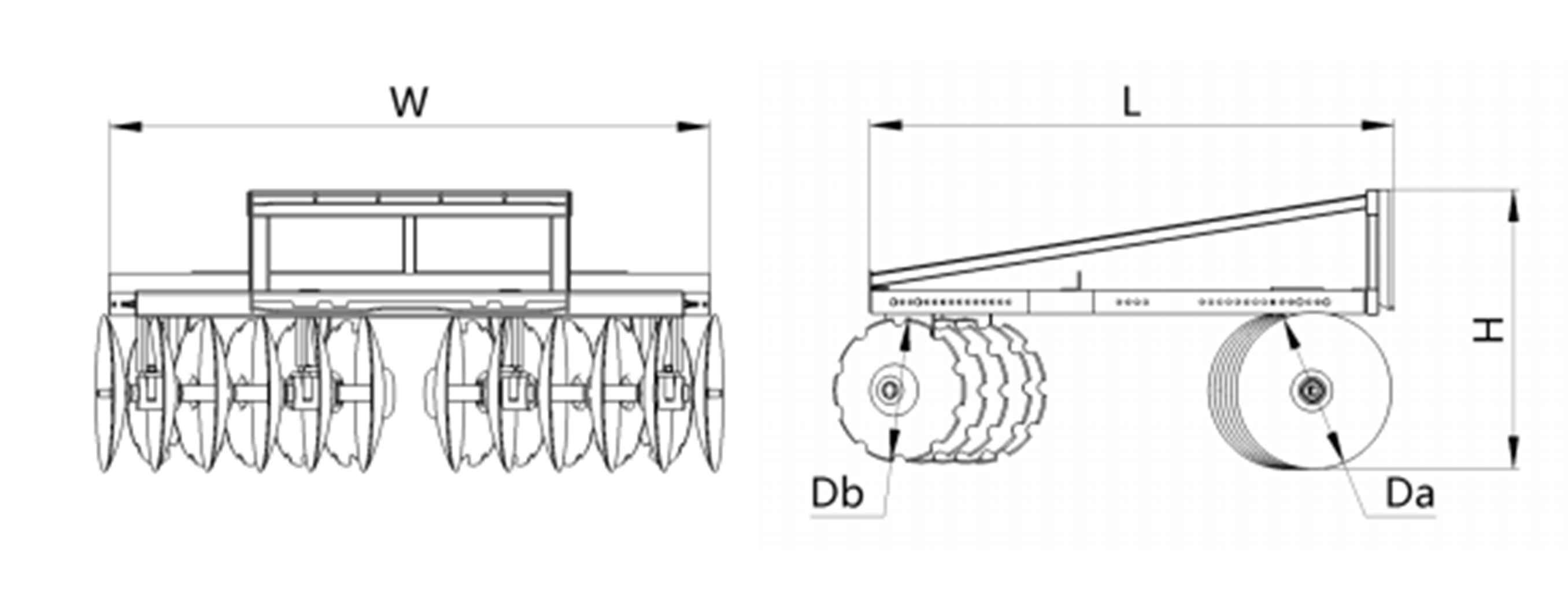 Buy Wholesale China Disc Harrow With Skid Steer Mounting, Disc Harrow