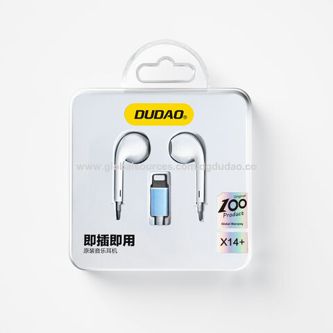 Ecouteur filaire USB Type-C 1,2 m Dudao blanc (X3C)